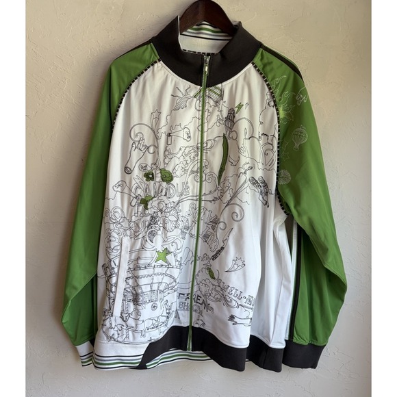 Artful Dodger Other - Vintage Y2K Artful Dodger Freak Show Track Jacket 4XL AOP Embroidered Streetwear